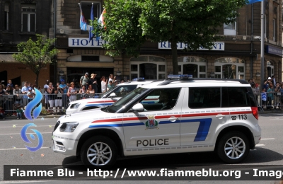 Skoda Yeti
Grand-Duché de Luxembourg - Großherzogtum Luxemburg - Grousherzogdem Lëtzebuerg - Lussemburgo 
Police
