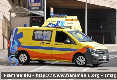 Mercedes-Benz Vito III serie
Principat d'Andorra - Principato di Andorra
Ambulancies del Pireneu
Parole chiave: Ambulanza Mercedes-Benz Vito_IIIserie