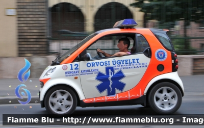 Smart ForTwo II serie
Magyarország - Ungheria
 Hungary Ambulance Sürgősségi Betegszállítás 
Parole chiave: Smart Fortwo_IIserie Automedica