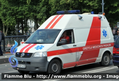 Volkswagen Transporter T5 
Lietuvos Respublika - Repubblica di Lituania
 Greitoji Medicinos Pagalba - Servizio Ambulanze Pubblico
Parole chiave: Volkswagen Transporter_T5 Ambulanza