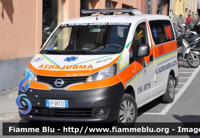 Nissan NV200
Pubblica Assistenza Volontari Sanremo Soccorso IM
Parole chiave: Liguria (IM) Ambulanza Nissan NV200