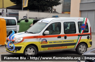 Renault Kangoo I serie restyle
Val Belluna Emergenza BL
India 6
Parole chiave: Renault Kangoo_Iserie_restyle Automedica Civil_Protect_2013