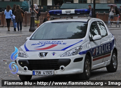 Peugeot 307 II serie 
France - Francia
 Police Nationale
con Emblema Prefecture de Police 
Parole chiave: Peugeot 307_IIserie
