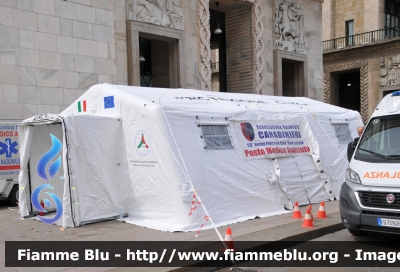 Tenda PMA
Associazione Nazionale Carabinieri
 Protezione Civile
 116° Roma L
Parole chiave: 130_ANC