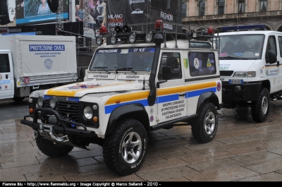 Land Rover Defender 90
PC Comunale Castiraga Vidardo LO
Parole chiave: Lombardia (LO) Land Rover_Dedender_90 Protezione_Civile Settimana_Protezione_Civile_Milano_2010