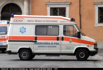 Fiat Ducato I serie
 Misericordia di Pisa 
ex-Sezione Vecchiano
(ora utilizzato per i trasporti interni all'ospedale)

Parole chiave: Toscana (PI) Ambulanza Fiat_Ducato_Iserie