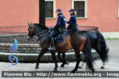 Pattuglia a Cavallo
Rzeczpospolita Polska - Polonia
 Policja - Polizia di Stato 
