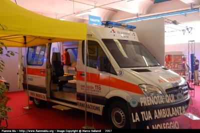 Mercedes Benz Sprinter III serie 
PA La Solidarietà Fisciano SA
Parole chiave: Campania SA Ambulanza