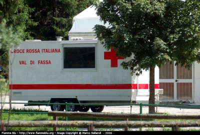 Rimorchio Servizi Igenici
Croce Rossa Italiana 
Comitato Locale Val Di Fassa Pozza di Fassa TN
Parole chiave: Trentino_alto_adige (TN) Protezione_civile