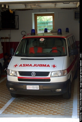 Volkswagen Transporter T4
Croce Rossa Italiana 
Comitato Locale Val Di Fassa TN
CRI 15152
Parole chiave: Trentino_Alto_Adige (TN) Ambulanza Volkswagen Transporter_T4 CRI15152