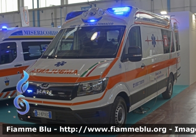 Man TGE
Pubblica Assistenza Ponsacco PI
Allestita MAF
Parole chiave: Reas_2022 Toscana (PI) Ambulanza Man TGE