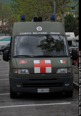 Fiat Ducato II serie
Corpo Militare Sovrano Militare Ordine di Malta
I Reparto Nord Italia
EI BG110
Parole chiave: Lombardia (BG) Ambulanza Fiat_Ducato_IIserie