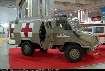 Iveco VM90P
Croce Rossa Italiana Militare
CRI A195C
Parole chiave: Ambulanza Protetta