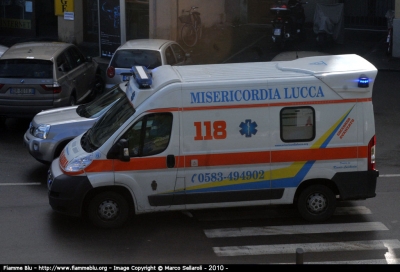 Fiat Ducato X250
Misericordia di Lucca
Parole chiave: Toscana (LU) Ambulanza