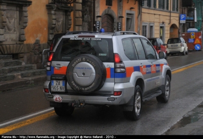 Toyota Land Cruiser II serie
Protezione Civile Toscana - Comune di Pisa
Unità Mobile Valutazione Territoriale
Parole chiave: Toscana (PI) Fuoristrada Protezione_civile Toyota_land_cruiser