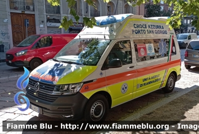 Volkswagen Transporter T6
Croce Azzurra Porto San Giorgio FM
Allestita Mariani Fratelli
Parole chiave: Marche (FM) Ambulanza Volkswagen Transporter_T6