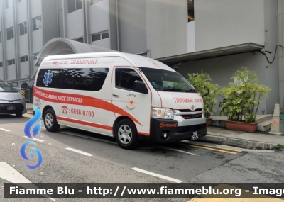 Toyota HiAce
Republic of Singapore - Republik Singapura - 新加坡共和国
Carewell Ambulance Services
