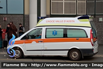 Mercedes-Benz Vito I serie 
Croce Valle D'Aosta Aosta
Allestita Aricar
Parole chiave: Valle_Daosta (AO) Ambulanza Mercedes_Benz Vito_Iserie 