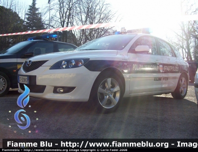 Mazda 3
Polizia Municipale - Stadtpolizei
Bolzano - Bozen
Parole chiave: Mazda 3 PM Bolzano Gemeindepolizei Bozen