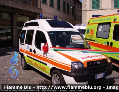 Fiat Doblò I serie
Misericordia Terranuova Bracciolini (AR)
Automedica N°10
Allestimento Orion
Parole chiave: Fiat Doblo_Iserie Automedica
