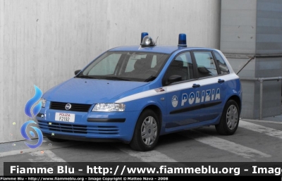 Fiat Stilo II Serie
Polizia di Stato
Rep. Mobile 
Padova 
Parole chiave: Fiat Stilo Polizia di stato Rep. Mobile Padova