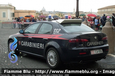 ALFA ROMEO 159 
Carabinieri
Nucleo Radiomobile
CC CA 584
Parole chiave: ALFA ROMEO 159 norm roma