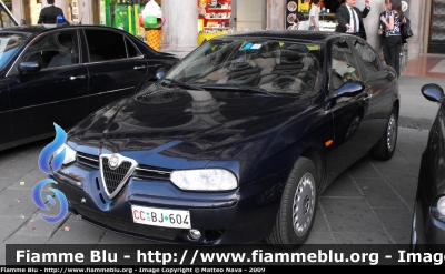 Alfa Romeo 156 I serie
Carabinieri
Comando Provinciale Milano
CC BJ604
Parole chiave: Alfa_Romeo 156_Iserie Carabinieri CC BJ604