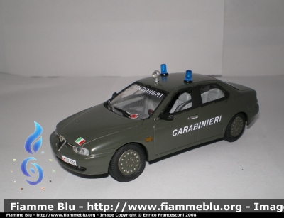 Alfa Romeo 156
Carabinieri
Polizia Militare c/o
Aeronautica Militare
Parole chiave: Modellismo Enrico Francesconi Bradipo Carabinieri