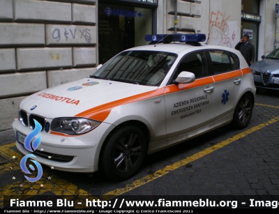 Bmw Serie 1
ARES 118 - Regione Lazio
Azienda Regionale Emergenza Sanitaria
Allestita Mariani Fratelli
Parole chiave: Bmw Serie_1 Automedica