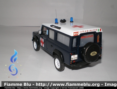 Land Rover Defender 110
Carabinieri
Versione Ambulanza MSU
Parole chiave: Modellismo Enrico Francesconi Bradipo Carabinieri