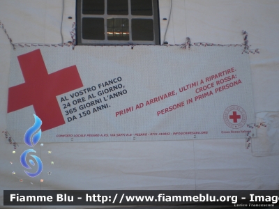 Striscione Commemorativo dei 150 anni di fondazione
Croce Rossa Italiana
Comitato Provinciale Pesaro - Urbino
