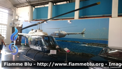 Agusta-Bell AB206
Carabinieri
Esposto al Museo del Volo "Volandia"
CC 46
Parole chiave: Agusta-Bell AB206 CC46 Elicottero