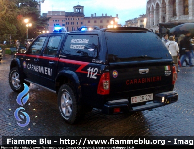 Isuzu D-Max I serie restyle
Carabinieri 
RA.C.I.S.
Verona
CC CR 220
Parole chiave: Isuzu D-Max_Iserie_restyle CCCR220 Festa_Forze_Armate_2010