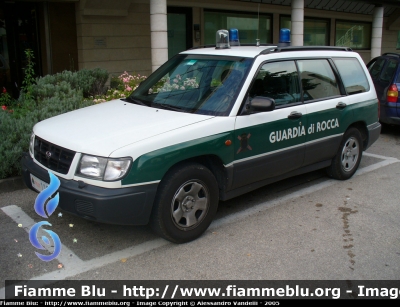 Subaru Forester II serie
Repubblica di San Marino 
Guardia di Rocca
RSM Polizia 110
Parole chiave: Subaru Forester_IIserie RSM_Polizia_110