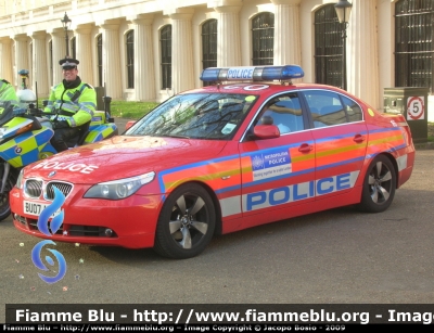 BMW serie 5
Great Britain - Gran Bretagna
 London Metropolitan Police
Auto del Diplomatic Protection Group
Parole chiave: BMW serie_5 London_Police