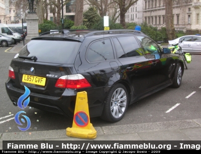 Bmw 520 d Station Wagon
Great Britain - Gran Bretagna
Automezzo in Uso all' "Emergency Planning Advisor" delle Ambulanze Londinesi 
Parole chiave: BMW serie_5 London_Ambulance