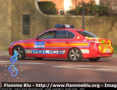 BMW Serie 5
Great Britain - Gran Bretagna
 London Metropolitan Police
Vettura del Diplomatic Protection Group
Parole chiave: BMW Serie_5 Diplomatic_Protection_Group London_Police