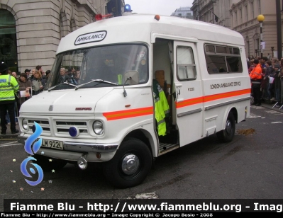 Bedford CF
Great Britain - Gran Bretagna
 London Ambulance
Ambulanza storica
Parole chiave: Bedford london ambulance
