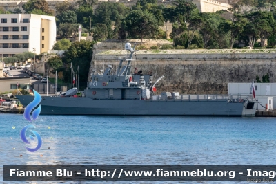 Pattugliatore Classe Diciotti
Repubblika ta' Malta - Malta
Armed Forces of Malta
Maritime Squadron
di costruzione Italiana
P 61
Nave ammiraglia della flotta maltese
Parole chiave: Pattugliatore Classe_Diciotti