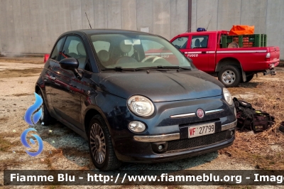 Fiat Nuova 500
Vigili del Fuoco 
Comando Provinciale di Torino
Veicolo acquisito da confisca
VF 27799
Parole chiave: Fiat Nuova_500 VF27799