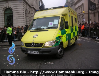 Mercedes-Benz Sprinter II Serie
Great Britain - Gran Bretagna
 London Ambulance
Parole chiave: Mercedes-Benz Sprinter_IISerie Ambulanza
