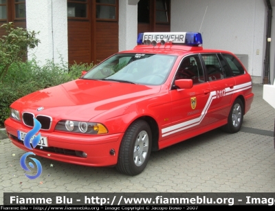 Bmw Serie 5
Bundesrepublik Deutschland - Germania
Freiwillige Feuerwehr Donauworth 
KdoW 
Parole chiave: BMW Serie 5