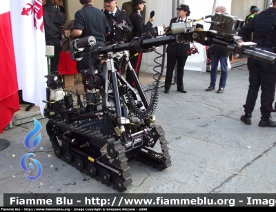 Robot per Disinnesco Ordigni Esplosivi
Esercito Italiano
Artificieri dell'Esercito
Parole chiave: Robot Disinnesco Ordigni Esplosivi Esercito Artificieri_Festa Forze Armate Firenze