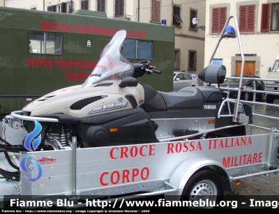 Yamaha RS Viking Professional Snowmobile
Croce Rossa Italiana
Corpo Militare
Centro di Mobilitazione Firenze
Parole chiave: Yamaha RS_Viking_Professional_Snowmobile Festa_Forze_Armate_2008