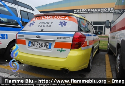 Subaru Legacy AWD III serie
Blu Emergency
Mossano ( VI )
"ECHO 1"
Allestimento PML
Parole chiave: Subaru Legacy_Awd_IIIserie 118_Vicenza Automedica Blu_Emergency Reas_2009