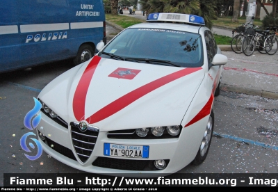 Alfa Romeo 159 Sportwagon
5 - Polizia Municipale Viareggio
Allestita Ciabilli
POLIZIA LOCALE YA 902 AA
Parole chiave: Alfa-Romeo 159_Sportwagon PM_Viareggio PoliziaLocaleYA902AA