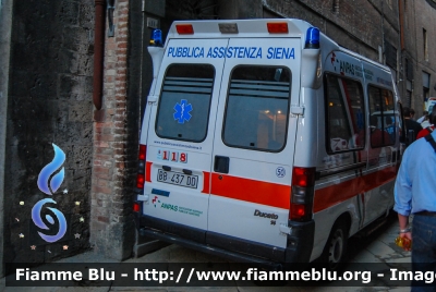 Fiat Ducato II serie
Pubblica Assistenza Siena
Allesita Alessi & Becagli
Parole chiave: Fiat Ducato_IIserie Ambulanza