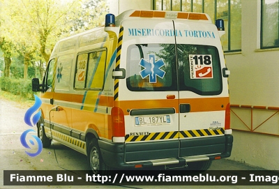 Renault Master II serie
Misericordia di Tortona (AL)
Allestita PMC
*Dismessa*
Parole chiave: Renault Master_IIserie Ambulanza