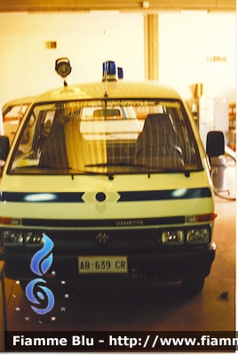 Nissan Vanette II serie
Polizia Municipale Viareggio
n. 03
Allestita Saves
targa AB 639 CR
Dismesso
Parole chiave: Nissan Vanette IIserie
