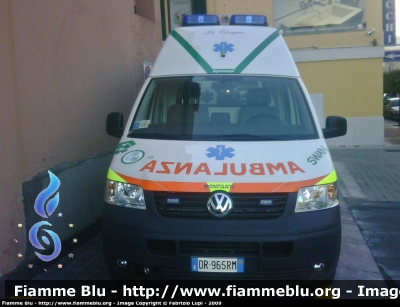 Volkswagen Transporter T5 
Croce Verde Arma di Taggia IM
Centro Neonatale di Rianimazione "LA CICOGNA"
Parole chiave: Liguria IM Ambulanza